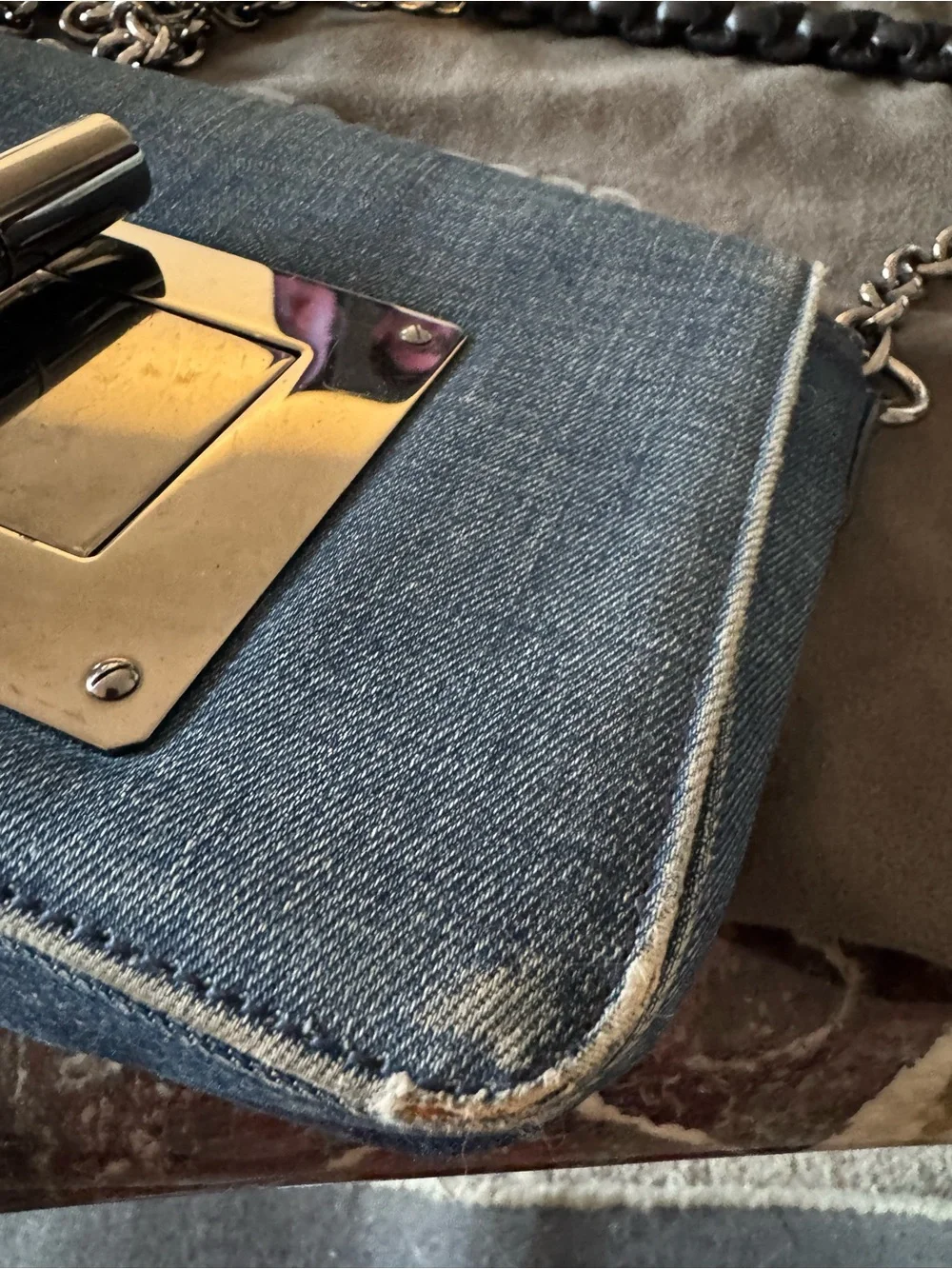 Tom Ford Natalia Denim Bag Handbag